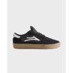 "LAKAI "BLACK/WHITE SUEDE" 10- 44"