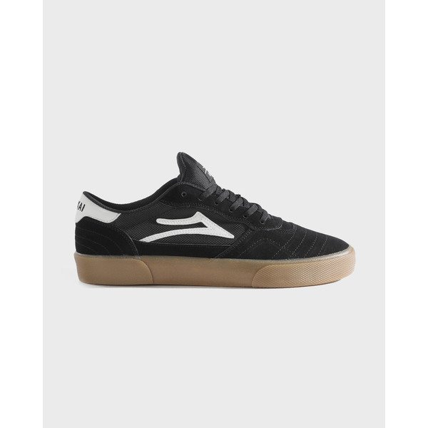 Lakai-Cambridge-black-gum-suede-MAIN_db66e6f4-b07a-4c73-9b94-3402428be560 "LAKAI "BLACK/WHITE SUEDE" 10- 44" - Image 1